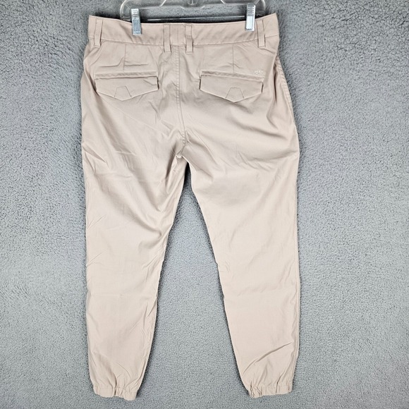 Stio Joggers Pants Womens 8 Beige Nylon Blend Slash Patch Pockets Performance - Picture 2 of 11